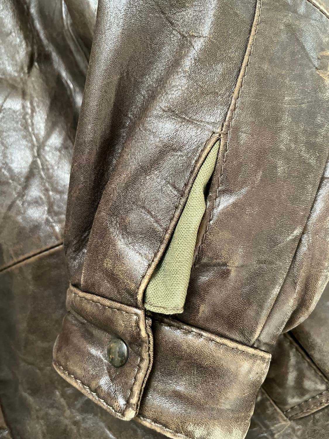 90s Italy Made 하이넥 밀리터리 디테일 카코트 상품이미지5