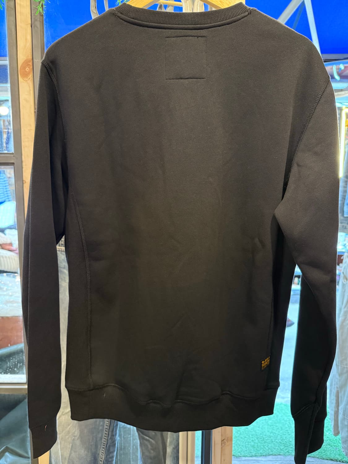 지스타 로우 블랙 맨투맨 상품이미지3