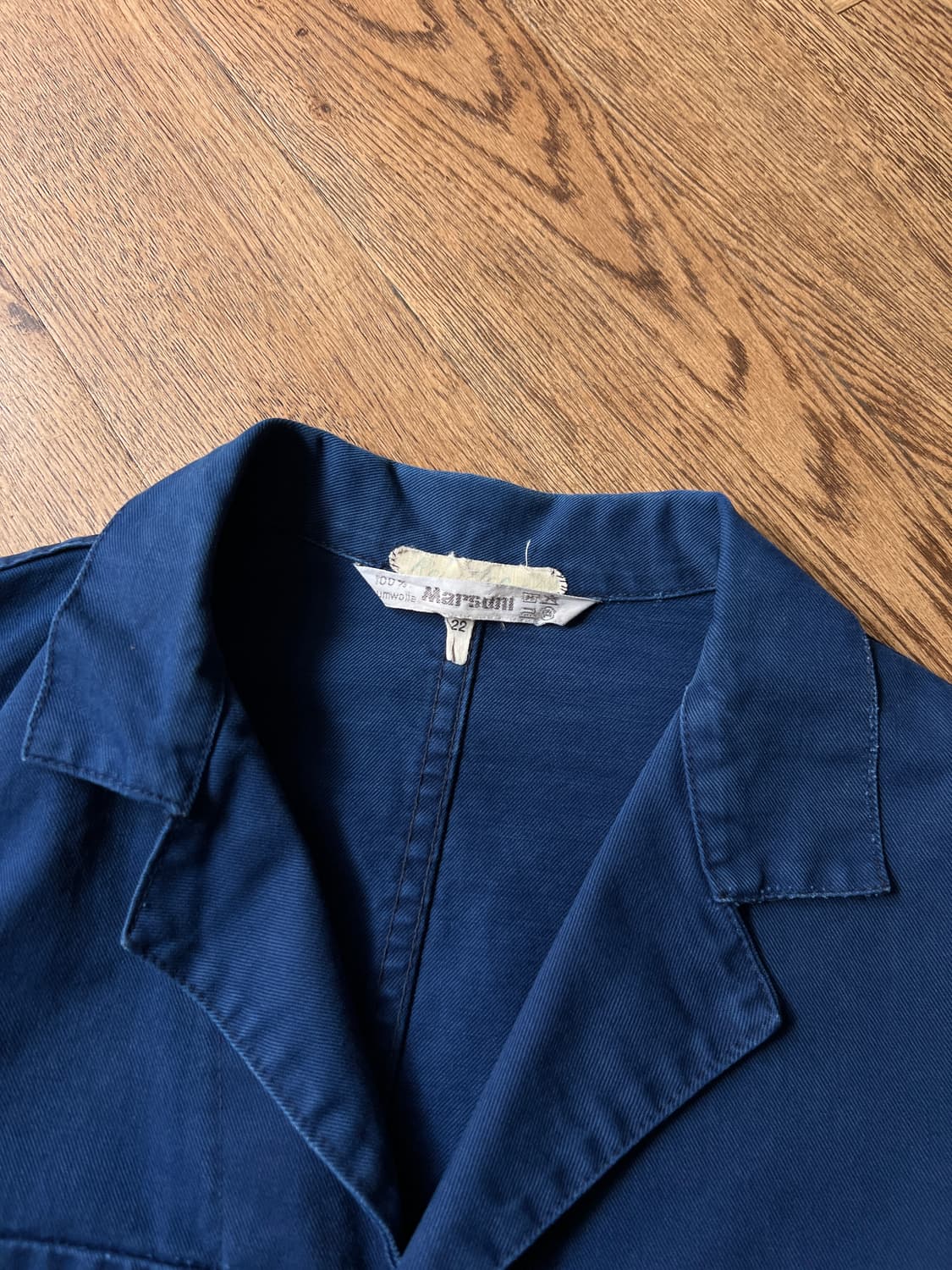 [S]90's 4포켓 트윌 코튼 프렌치 워크 자켓 상품이미지2