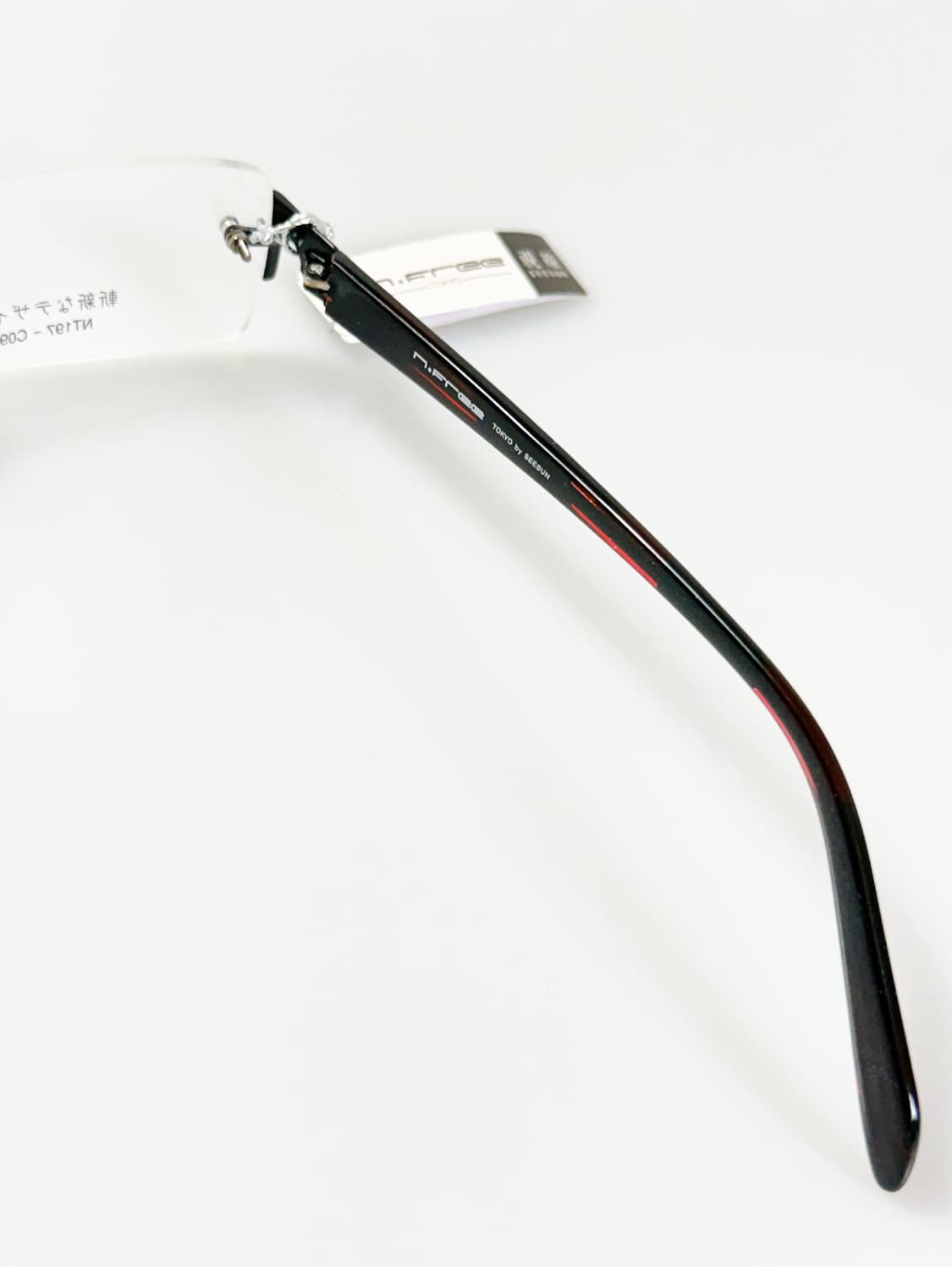 N.FREE by SEE SUN 티타늄 무테 스퀘어 빈티지 안경 상품이미지6