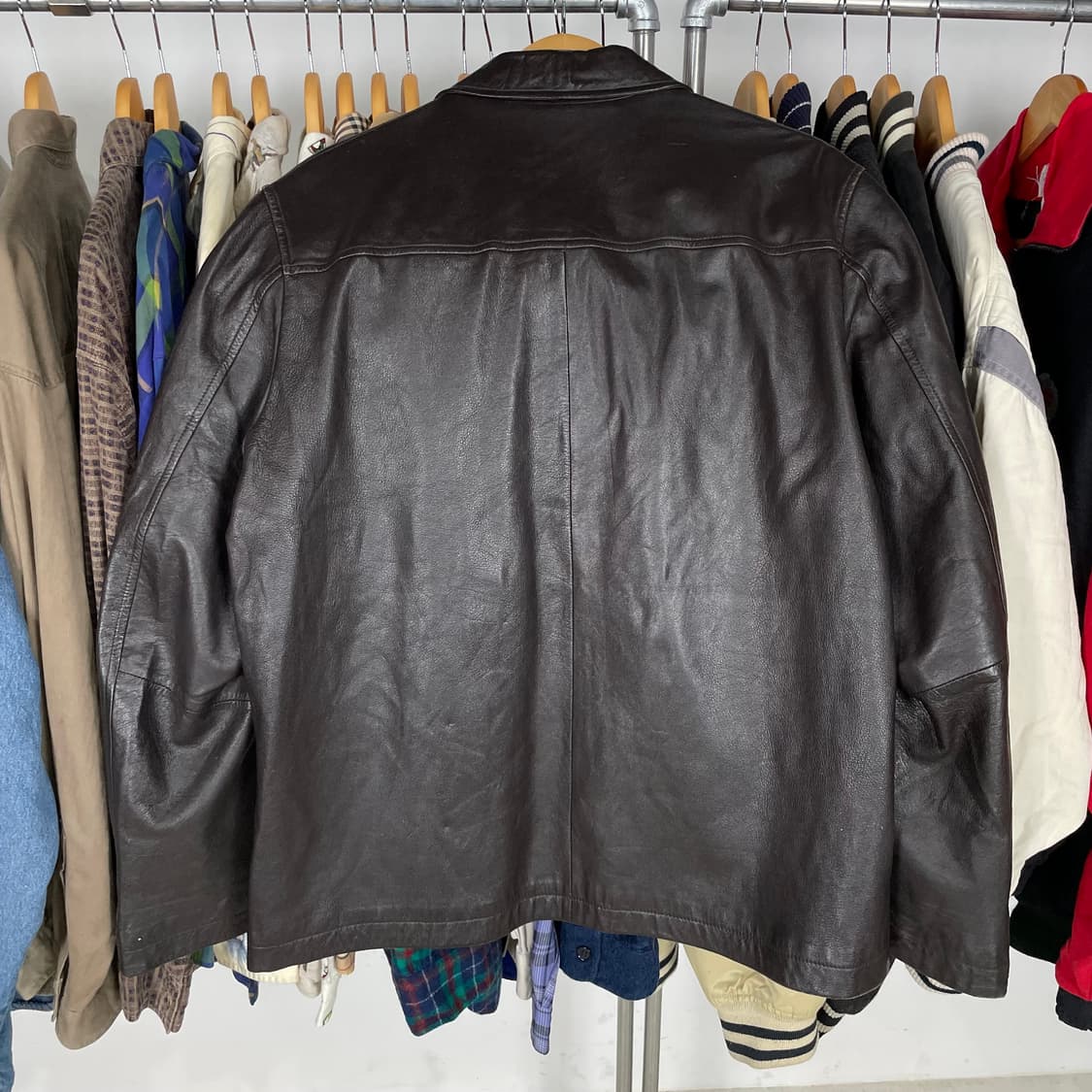 1990s Chaps 챕스 랄프로렌 양가죽 자켓 상품이미지6