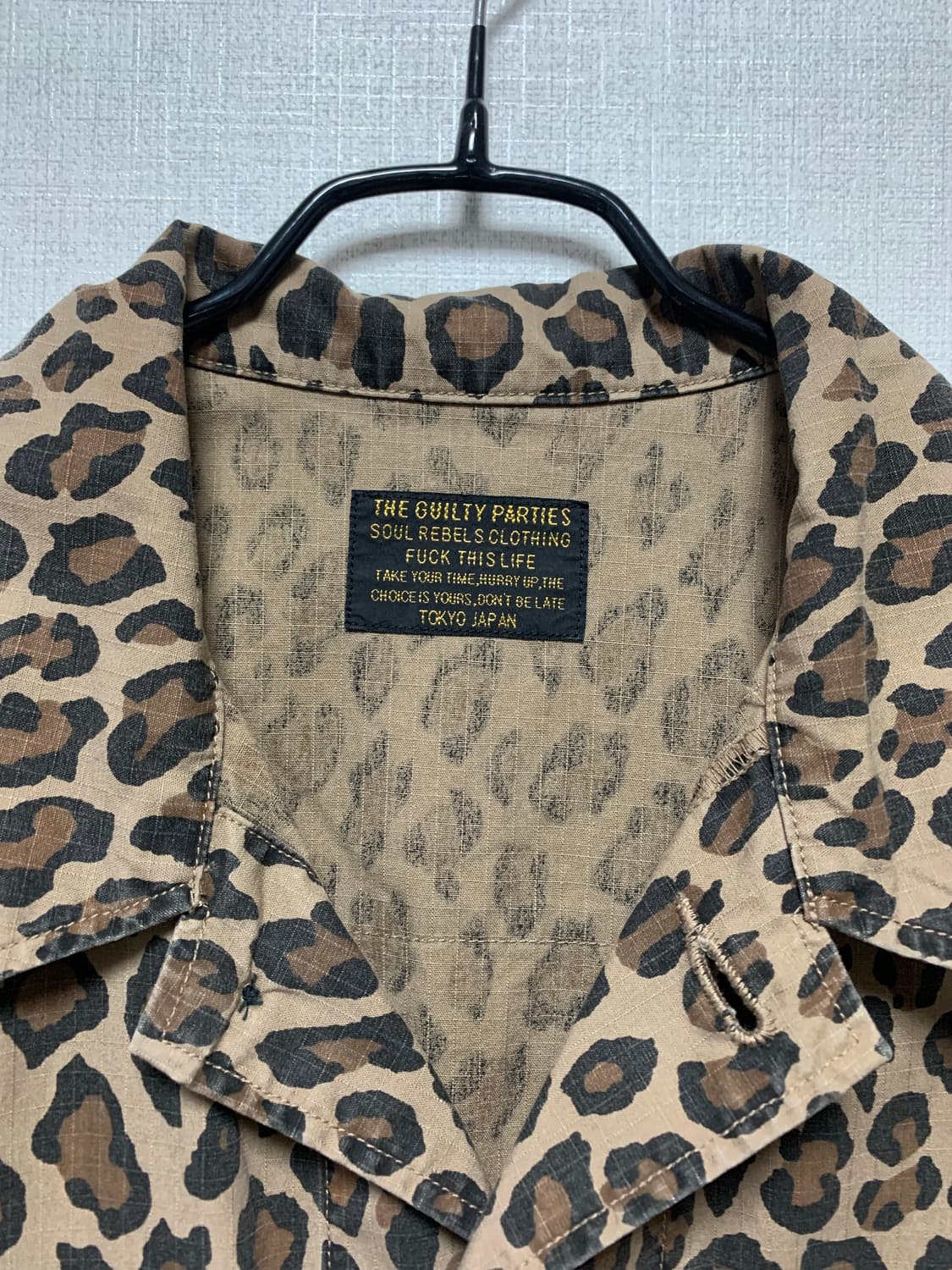 와코마리아 퍼티그 레오파드 자켓 상품이미지4