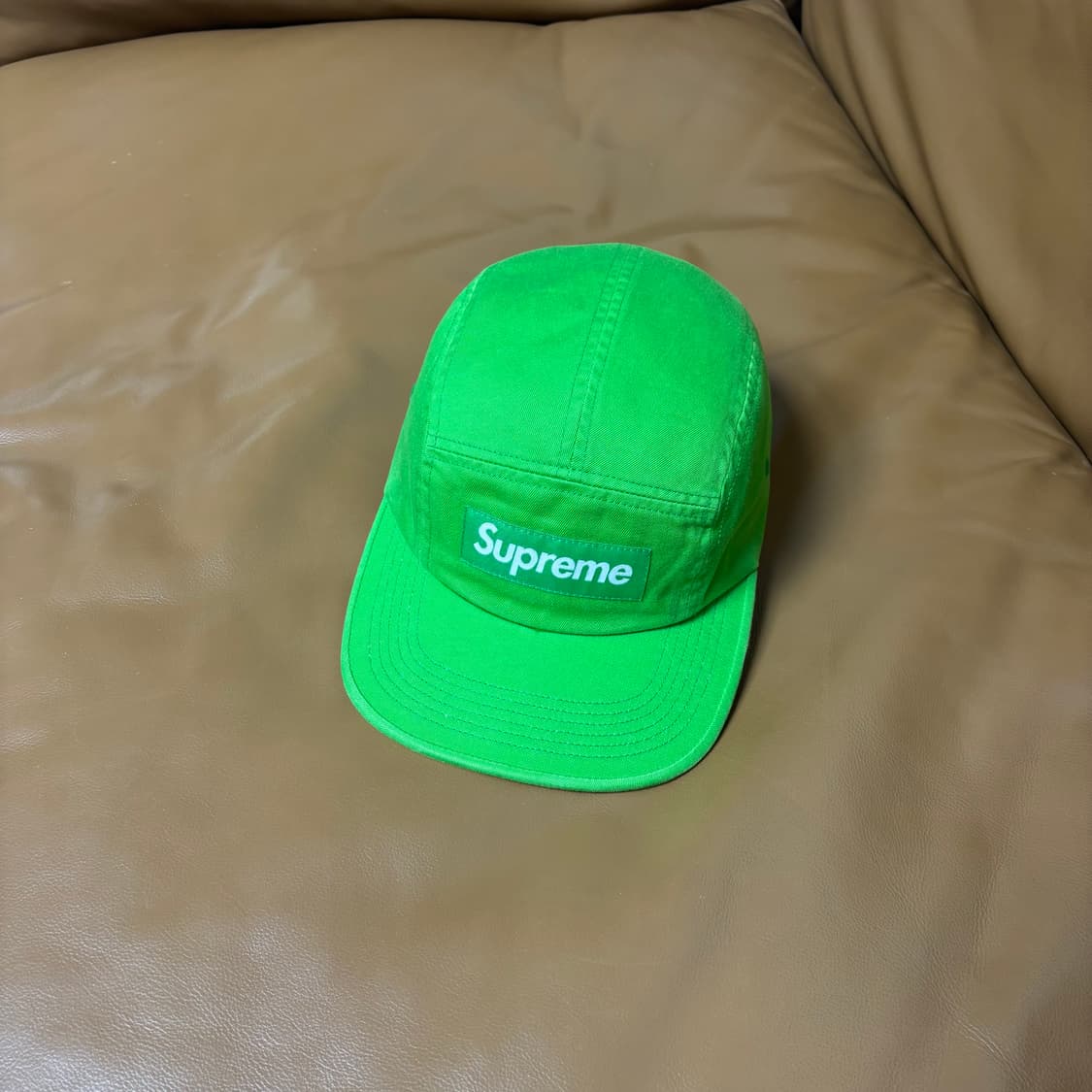 Supreme 슈프림 워시드 그린 캠프캡 모자 (Washed Green) 상품이미지1