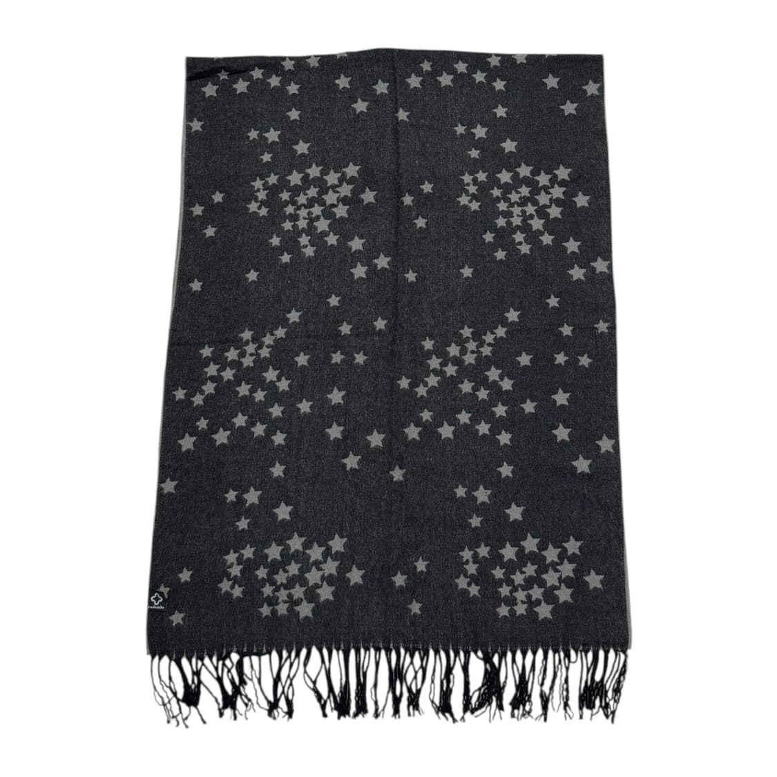 마리끌레르 별 스타 패턴 리버서블 양면 스카프 목도리 그레이 상품이미지2