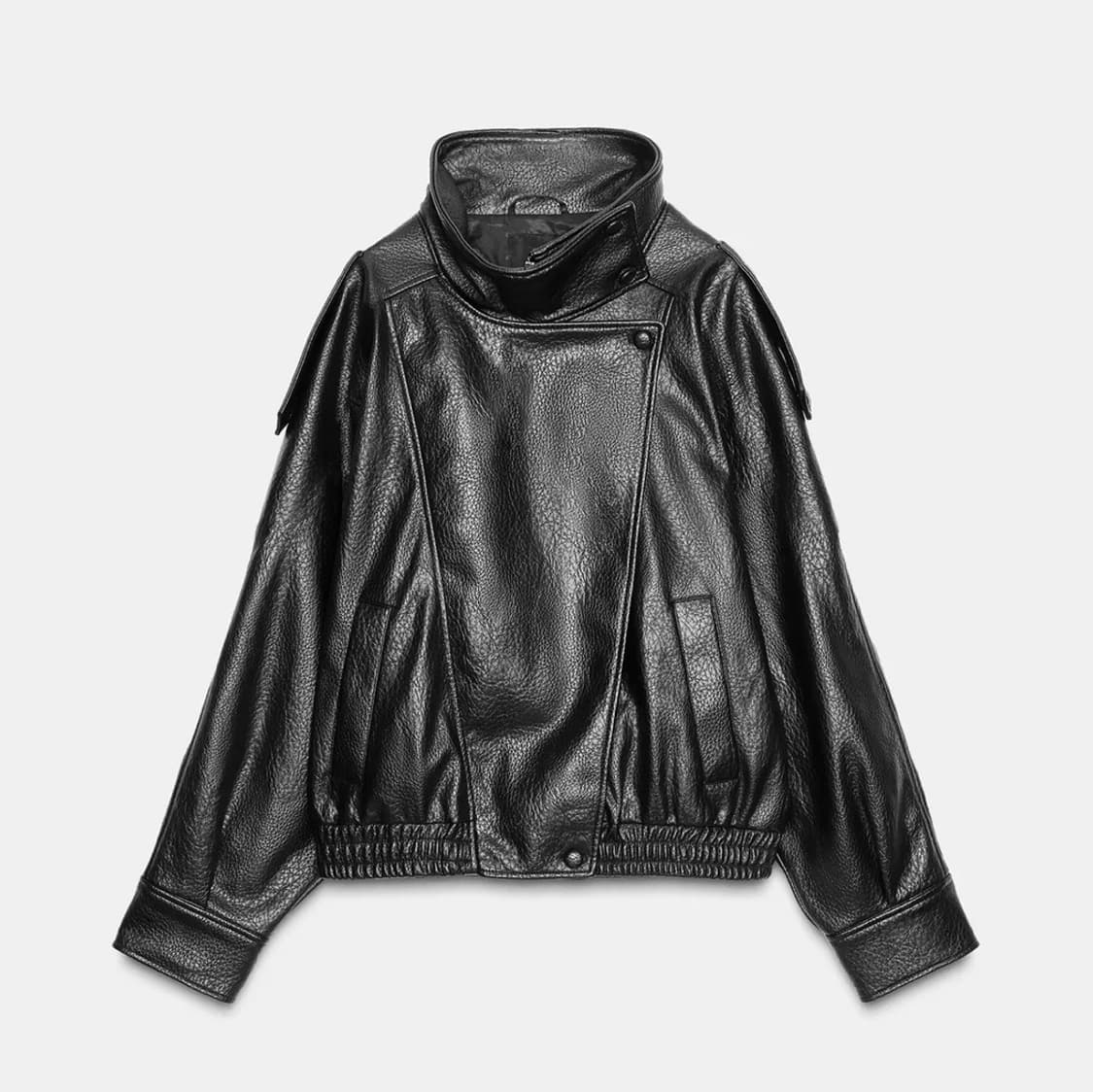 자라 페이크 레더 점퍼 상품이미지1