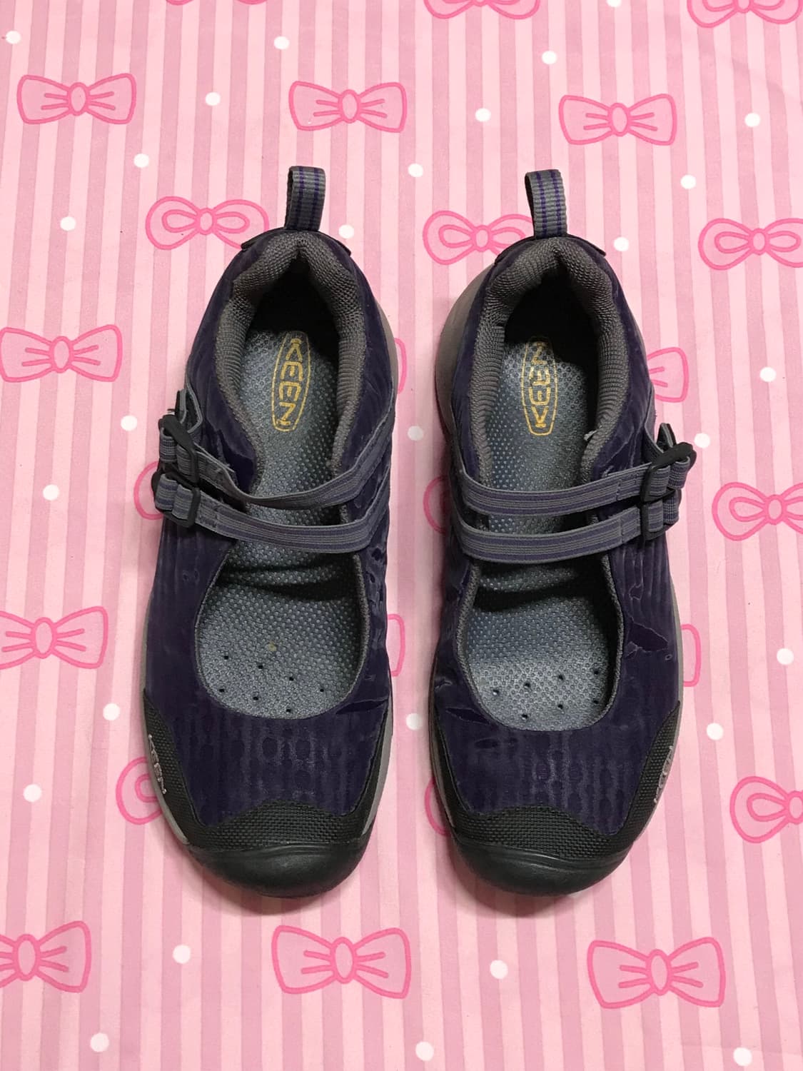 Keen 킨 메리제인 퍼플 하구미 슈즈 상품이미지1