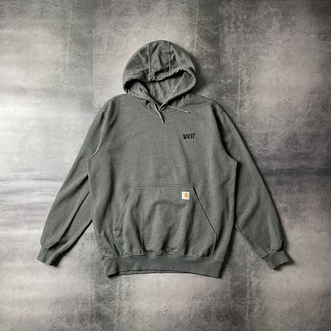CARHARTT 칼하트 빈티지 그레이 기모 후드티 A00376 상품이미지1