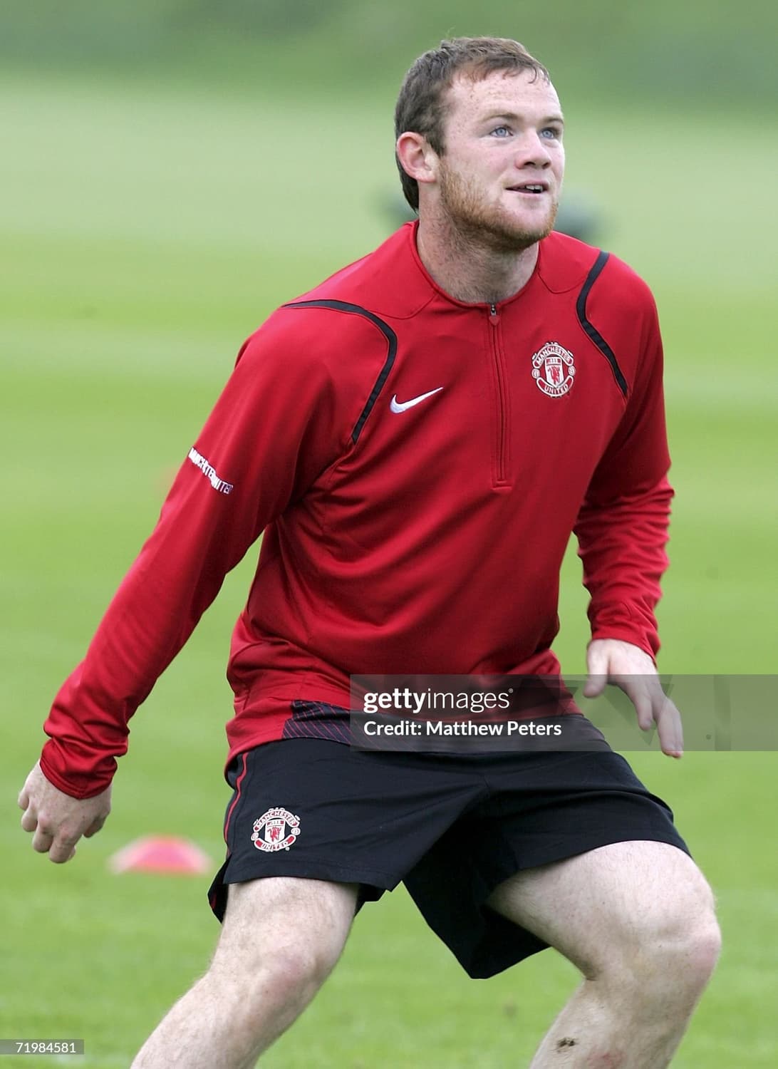 (해외 L) 06-07 맨체스터유나이티드 1/4 하프집업 트레이닝탑 판매 상품이미지10