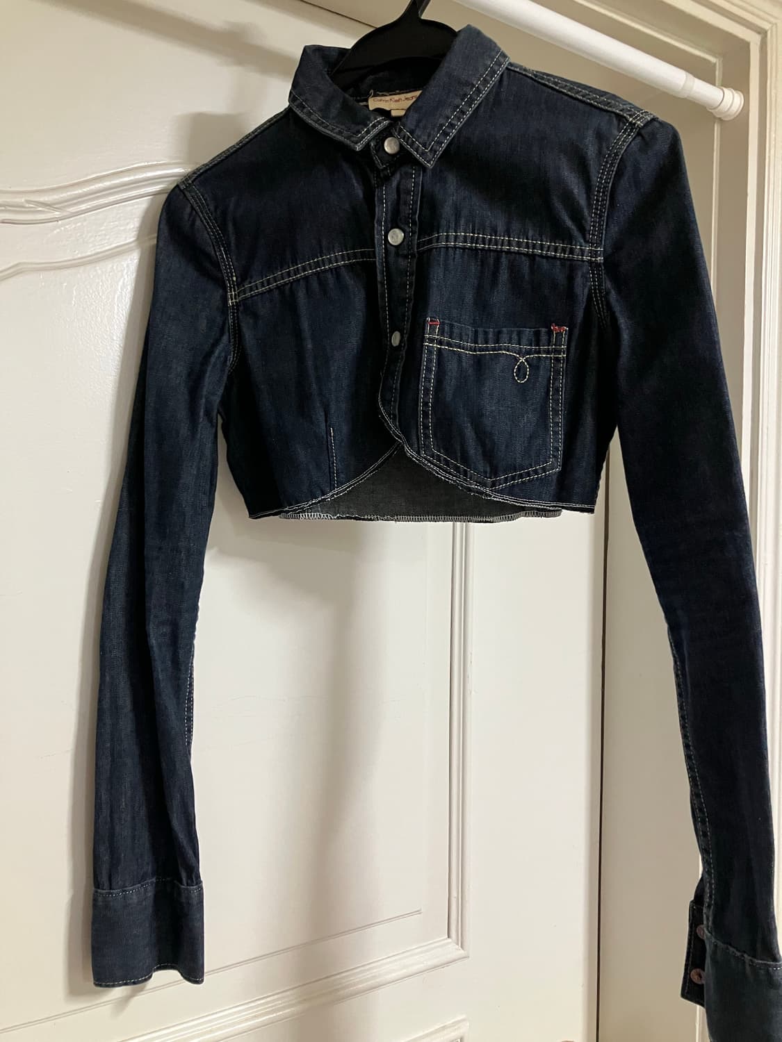 캘빈클라인 데님 볼레로 자켓 상품이미지1