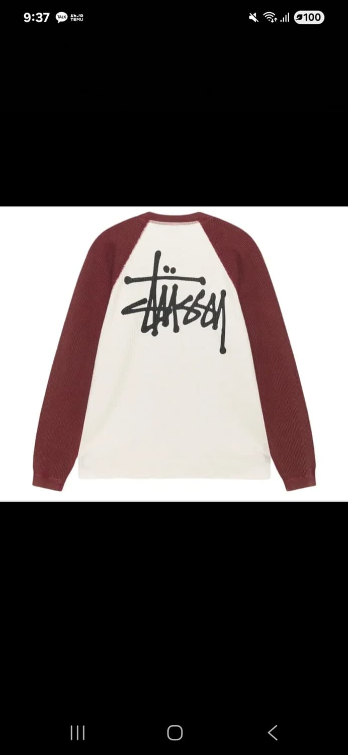 스투시 레글런 롱슬리브  상품이미지1