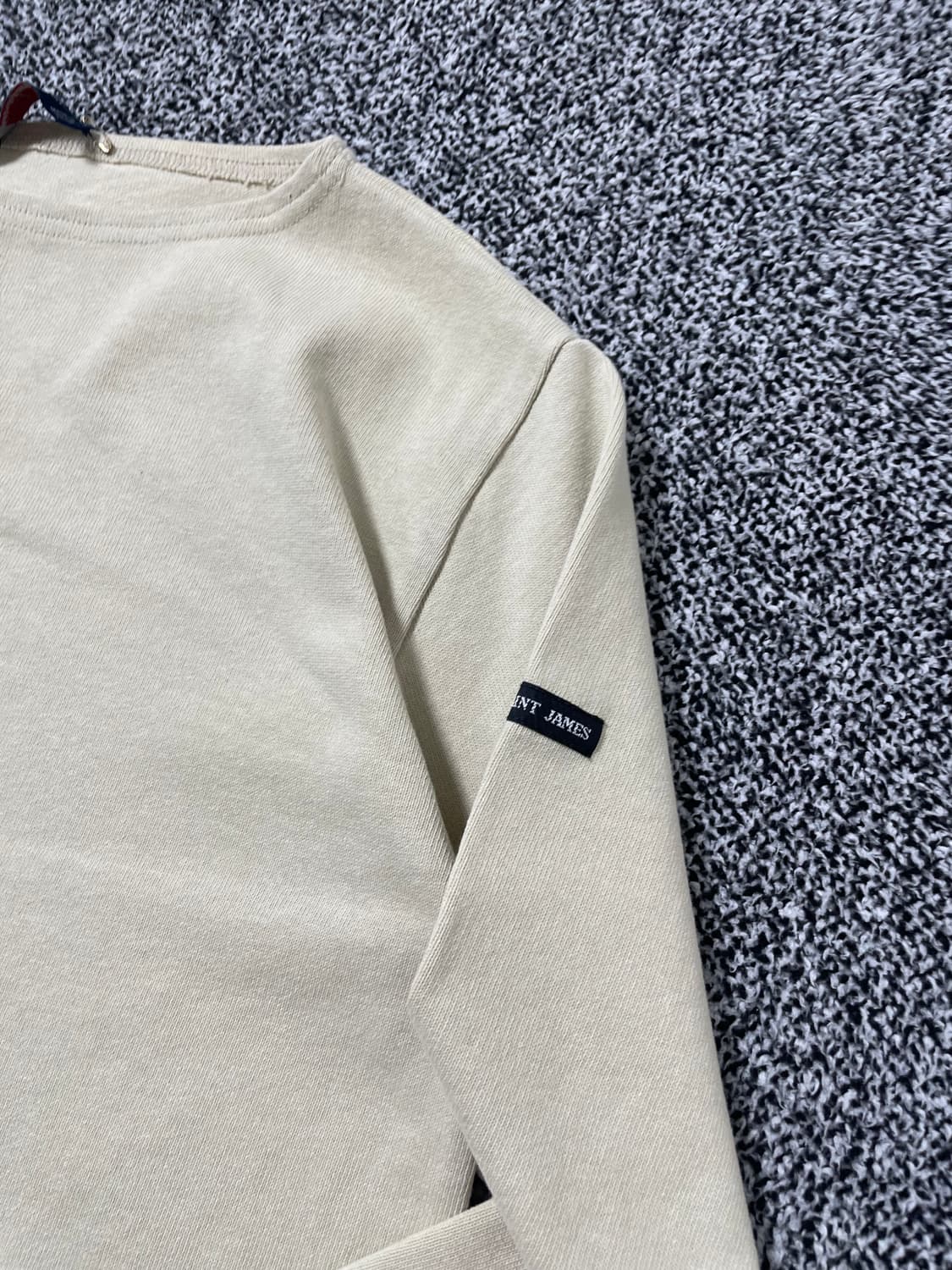 빈티지9. 세인트제임스 길도 긴팔 티셔츠 롱 슬리브 라이트 베이지 상품이미지2
