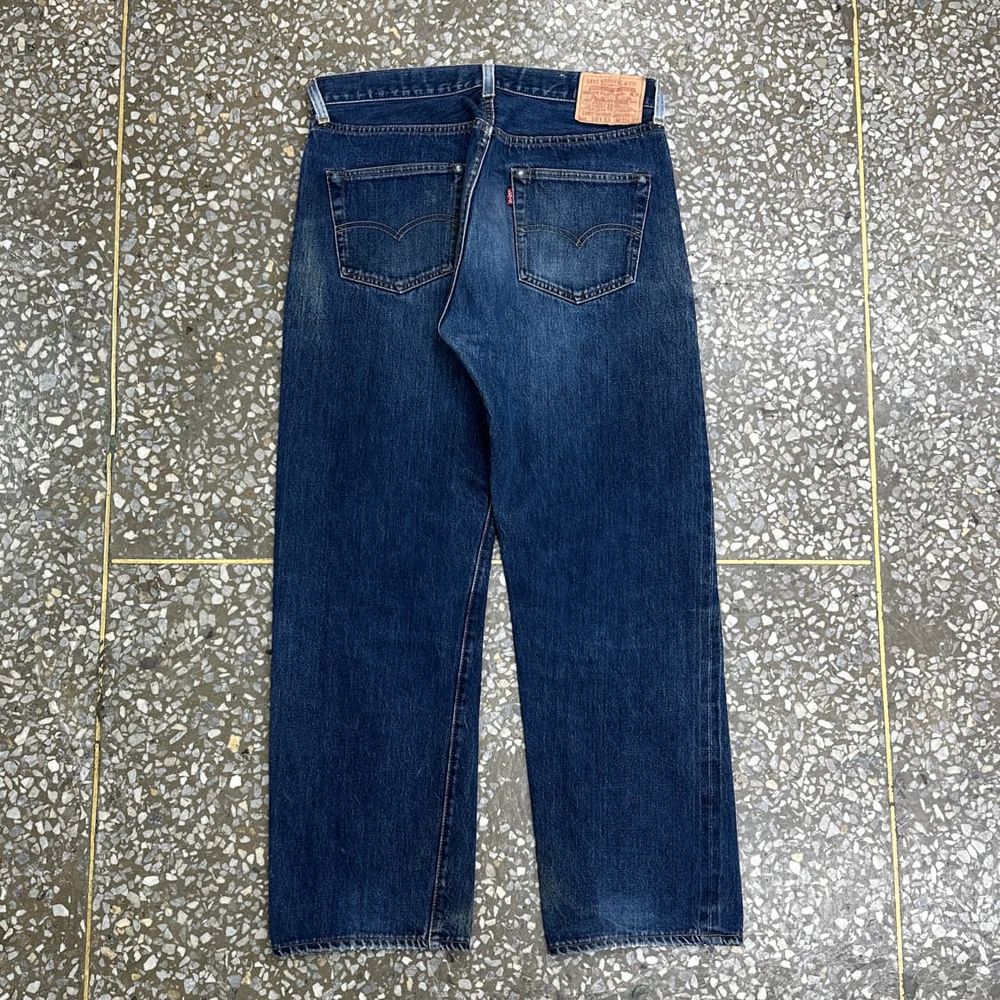 9~00s USA LVC 555 발렌시아 501XX 셀비지 진 34 상품이미지2