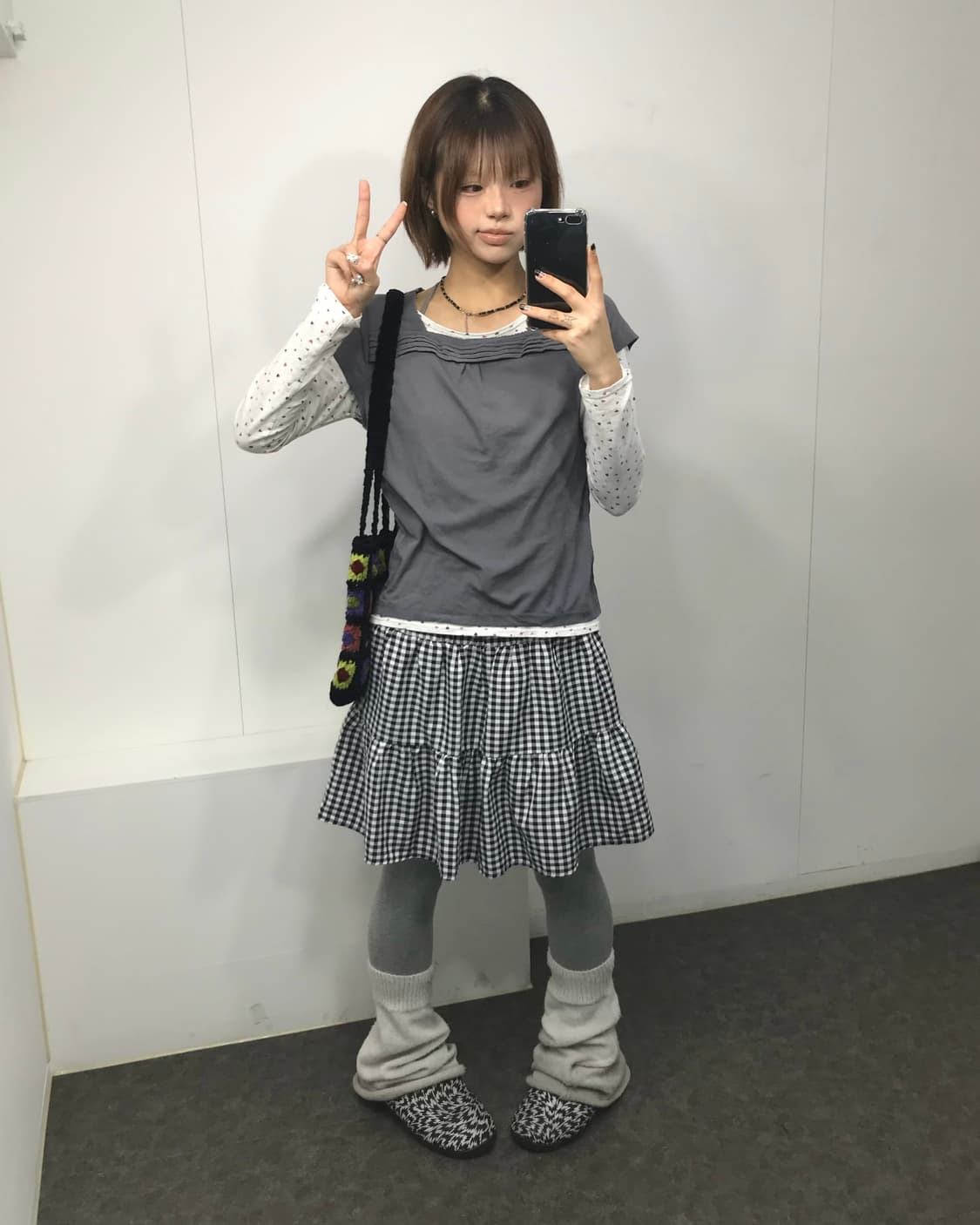 𖤐깅엄 데일리 코디 Set 𖤐 상품이미지3