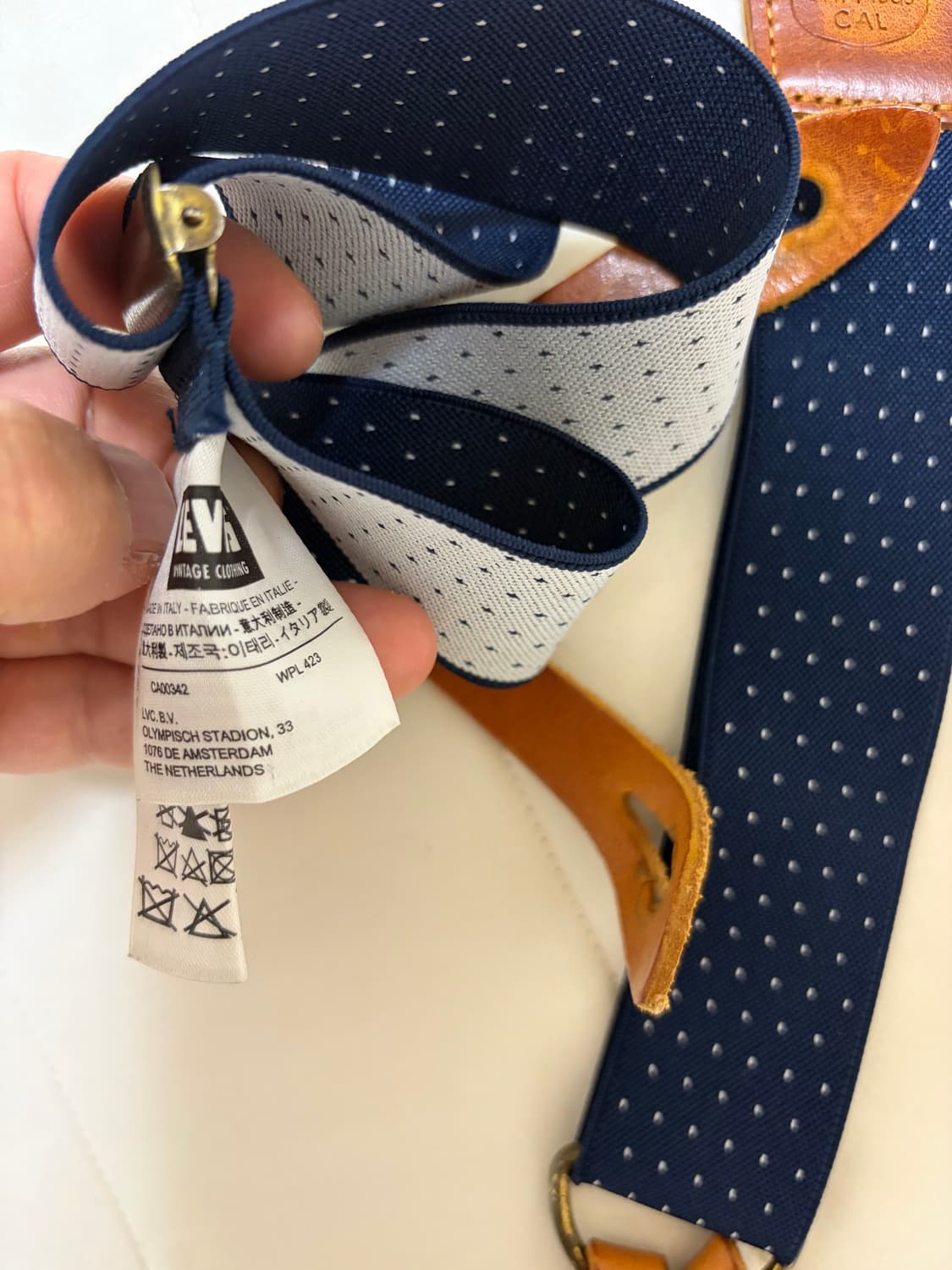 리바이스빈티지클로딩 LVC 서스펜더 블루도트 상품이미지5