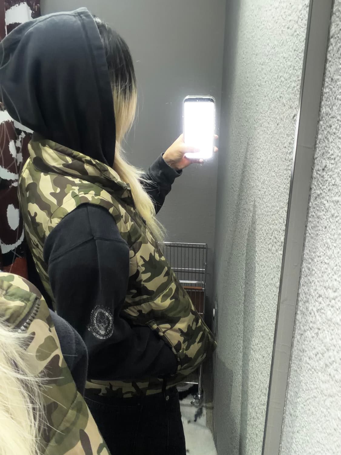 콜롬비아 카모 패딩조끼 상품이미지3