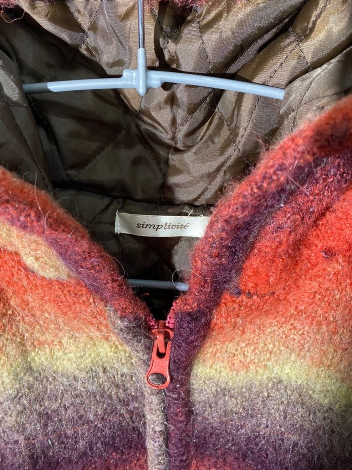 simplicite 니트 후드 베스트 상품이미지3