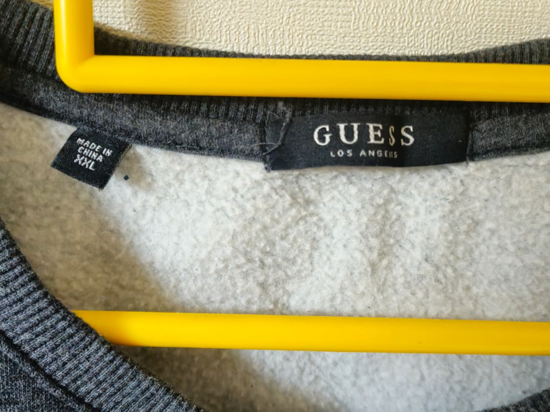 게스 맨투맨 XXL 차콜 그레이 상품이미지3