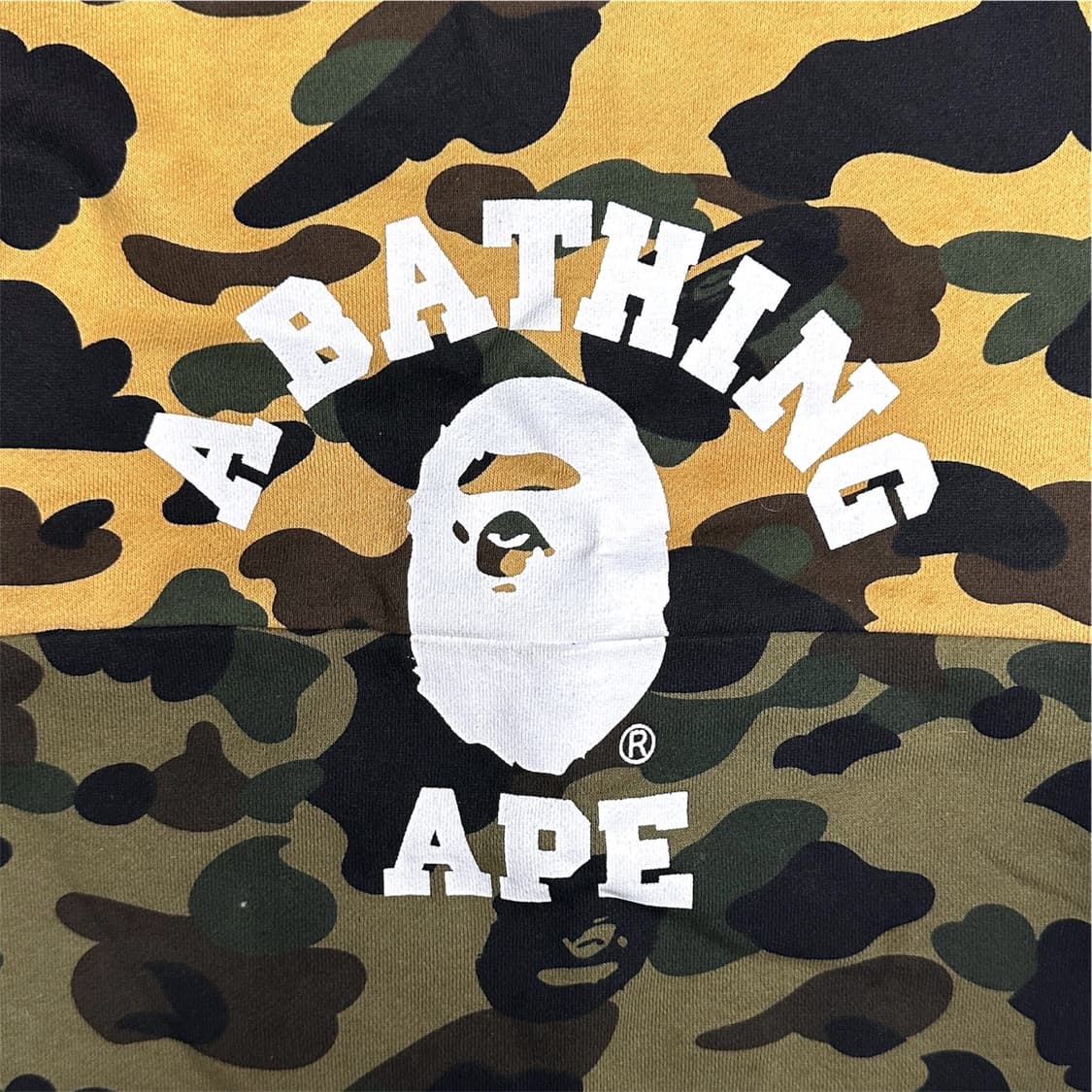 BAPE 1st Camo College Half Sweatshirt 상품이미지4