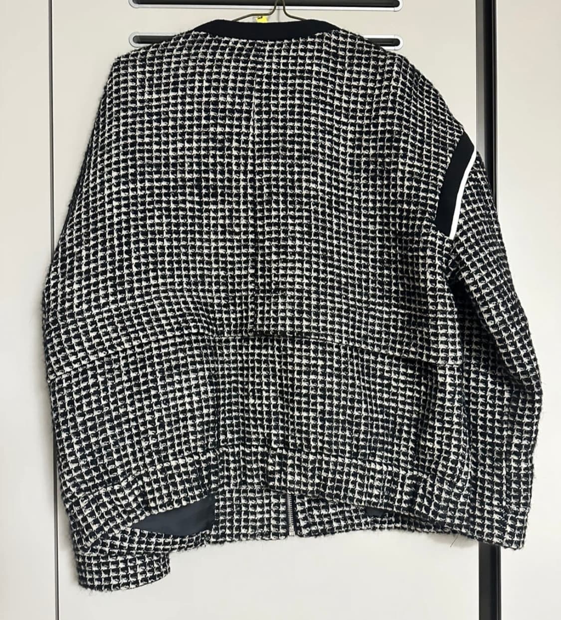 트위드 블랙 봄버자켓 상품이미지2