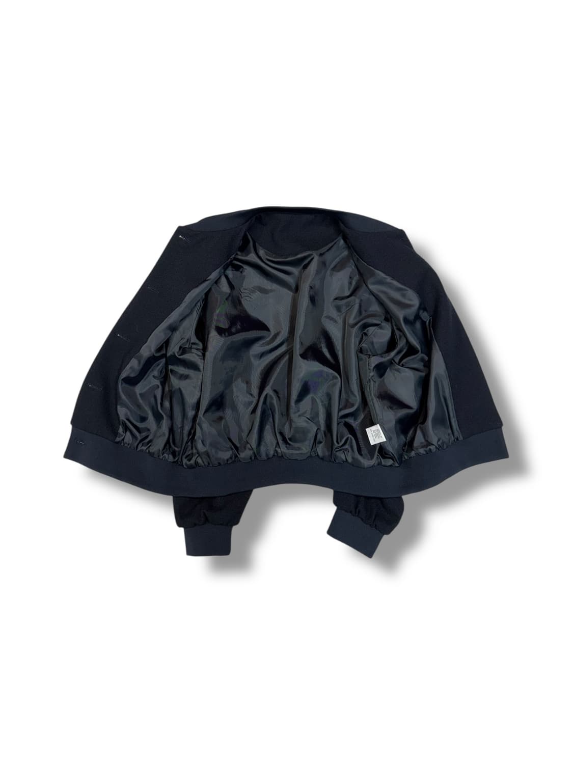 버튼 디테일 우먼스 딥네이비 블루종 자켓 (M)  상품이미지4