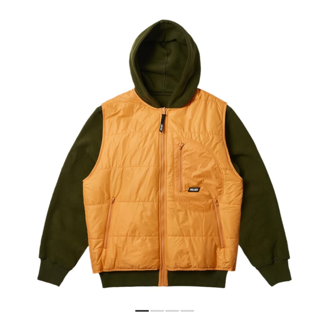 [XL]팔라스 리버시블 베스트 후드 딥 그린 상품이미지1