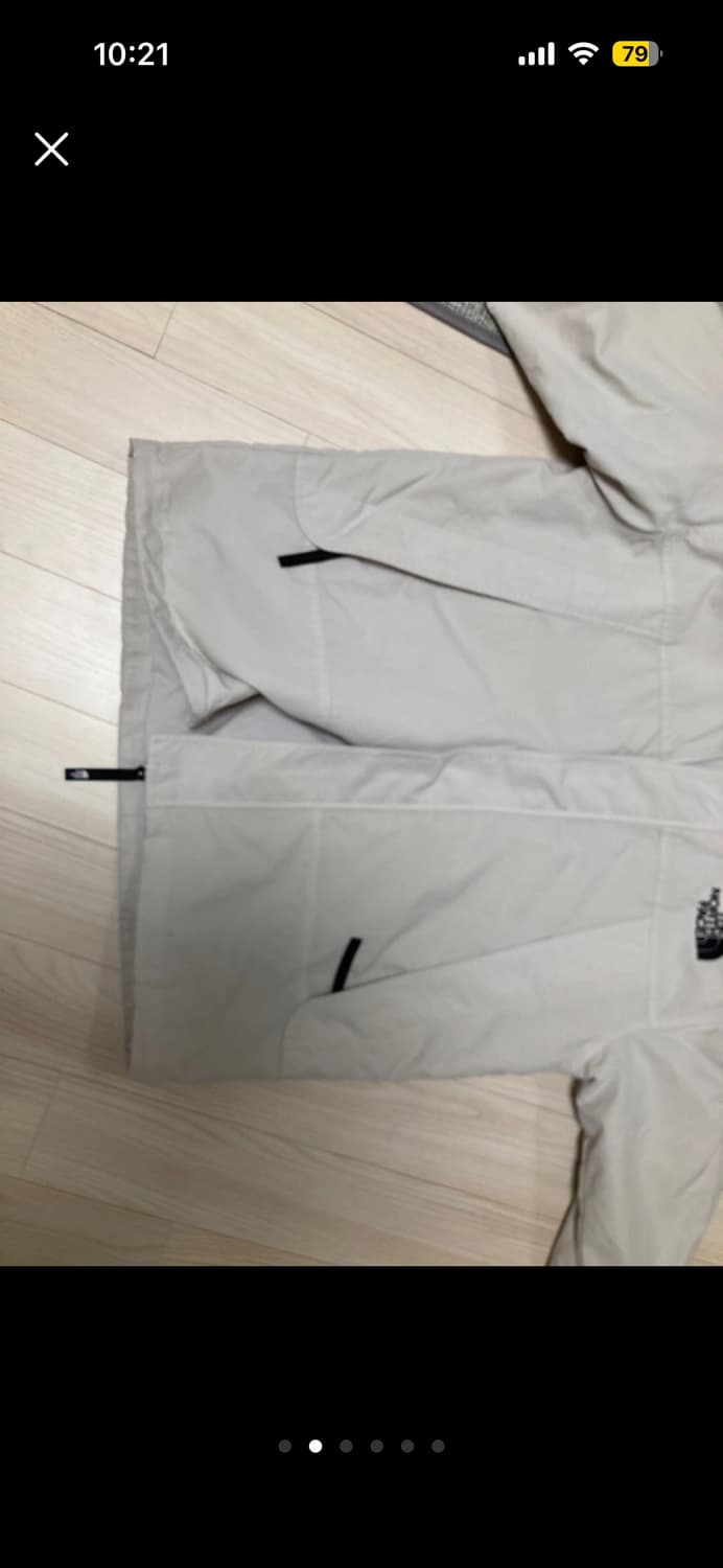 노스페이스 바람막이 아이보리 색상 S/90 상품이미지2