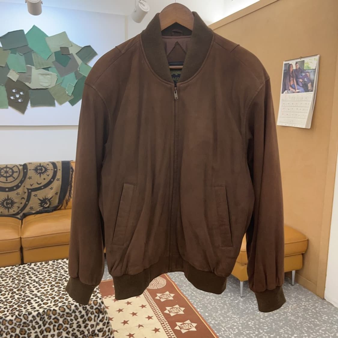 라코스테 모던시크 캐주얼 양가죽 블루종 자켓 100 C09279 상품이미지3