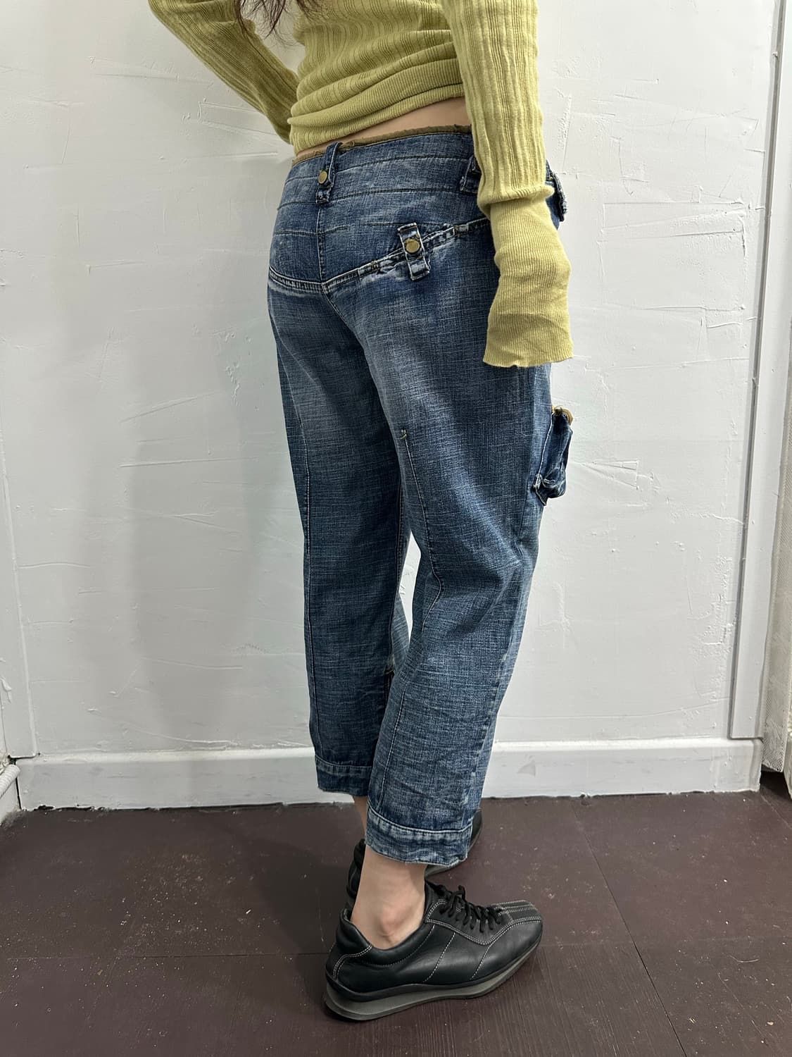 andrew mackenzie denim capri pants 상품이미지2