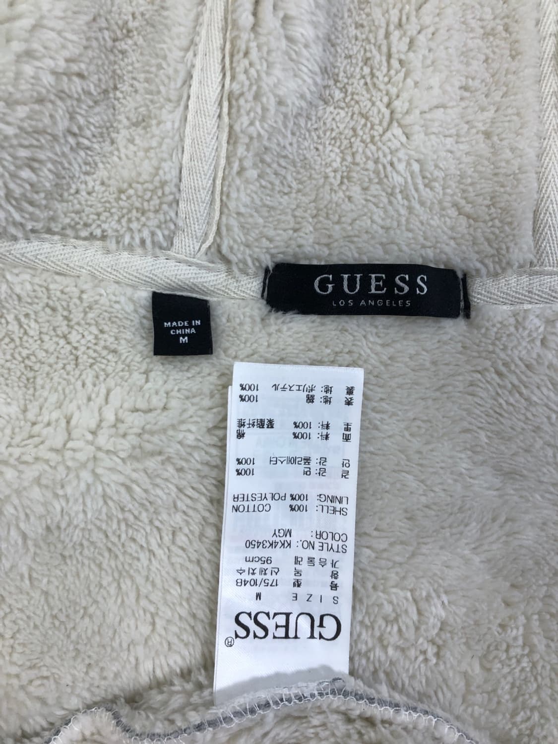 게스 퍼안감 후드 집업/#150 상품이미지6