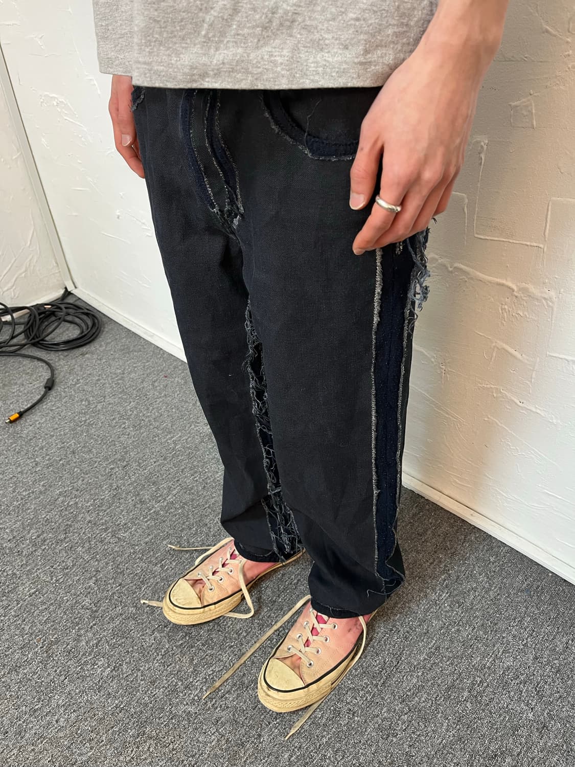 디젤 디스트로이드 스트레이트 팬츠 상품이미지4