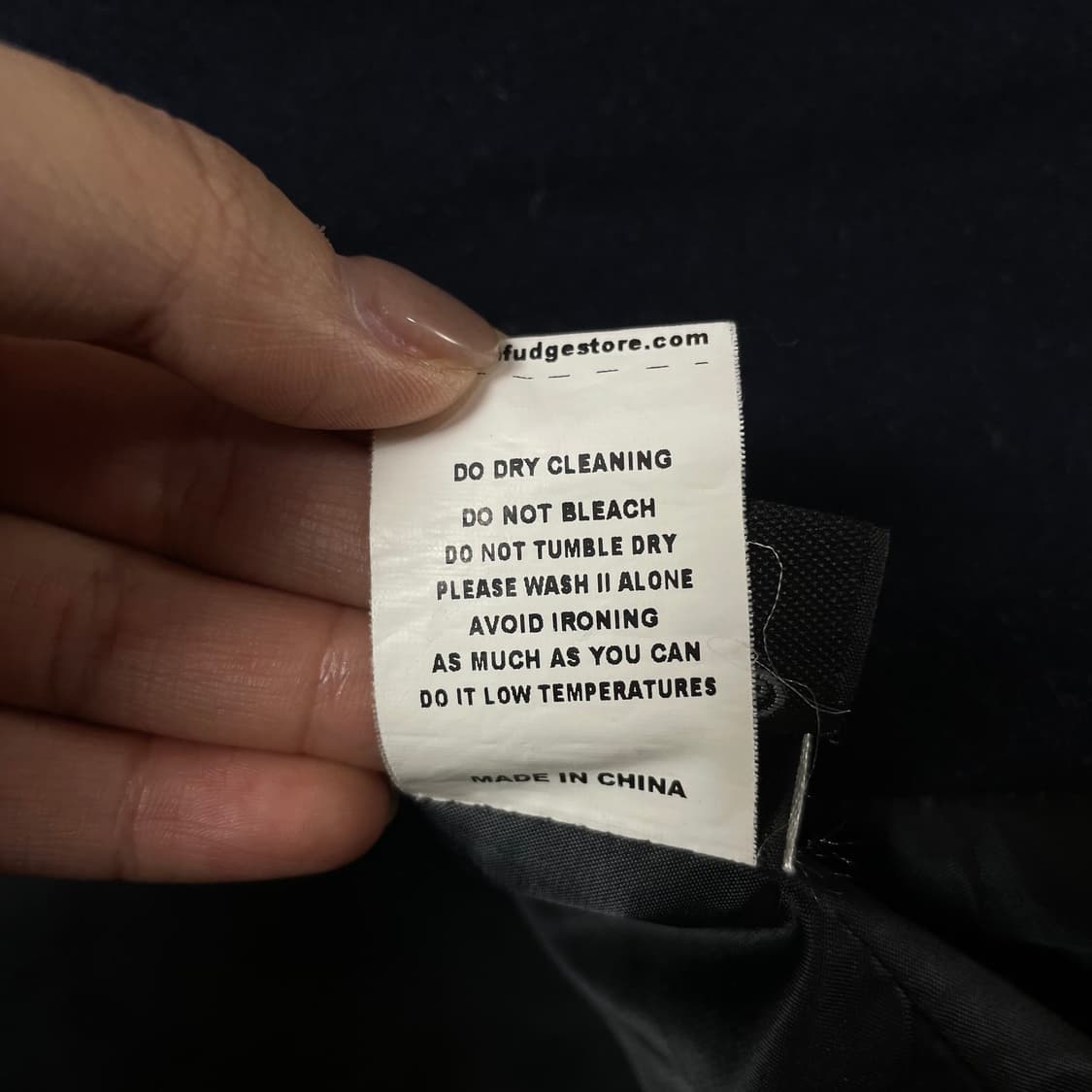 라퍼지스토어 네이비 투포켓 떡볶이 더플 코트 S 상품이미지8