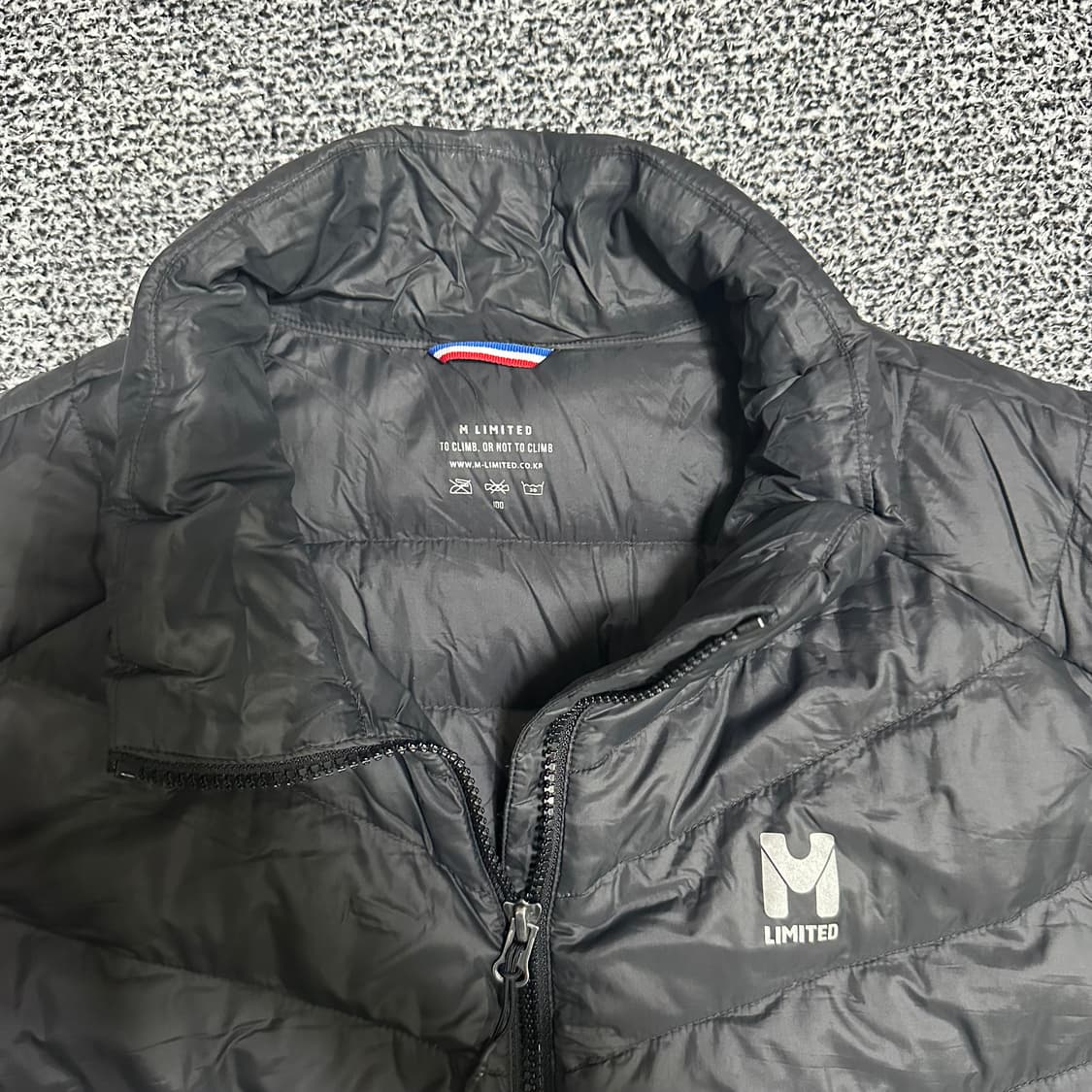 (100) 밀레 엠리미티드 오리털 경량 패딩 블랙 아웃도어 상품이미지2