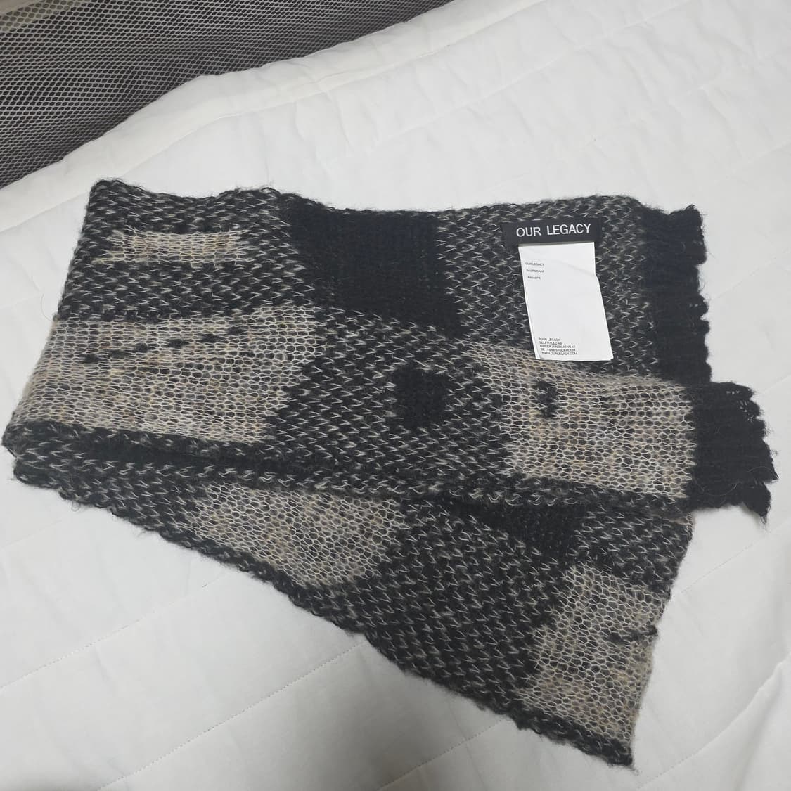 [OS] 아워레가시 패스트 스카프 머플러 블랙 상품이미지3