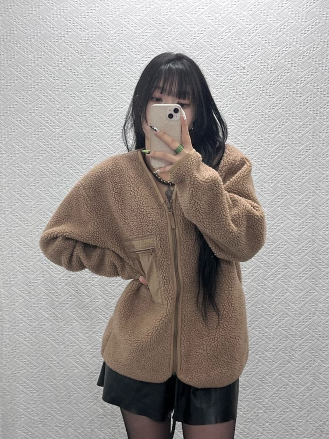 유니클로 U 캐주얼 폭닥 양털 후리스 집업 자켓 L C08839 상품이미지1