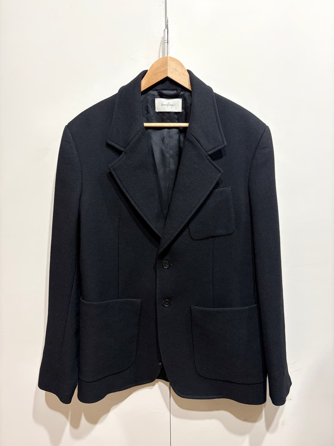 세컨드 레이어 울 블레이저 자켓 상품이미지1