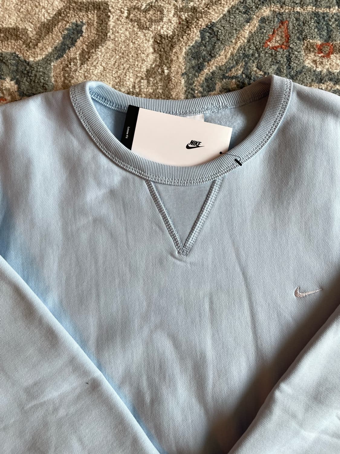 나이키 솔로 스우시 맨투맨 셀레스틴 블루 (새제품. XXL) 상품이미지2