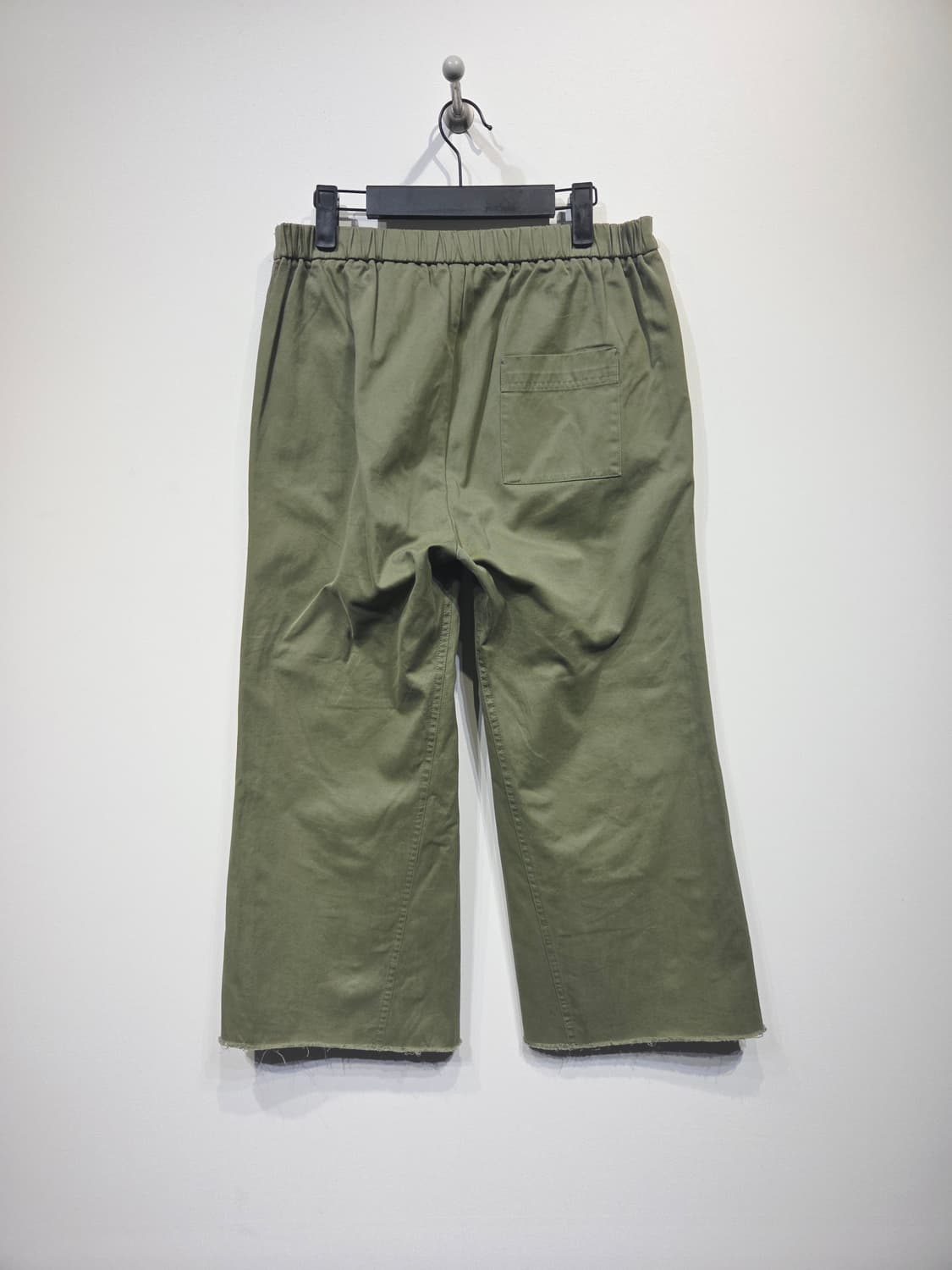 SIBEL SARAL 사이벨사랄 올리브 와이드 밴딩 팬츠 상품이미지3