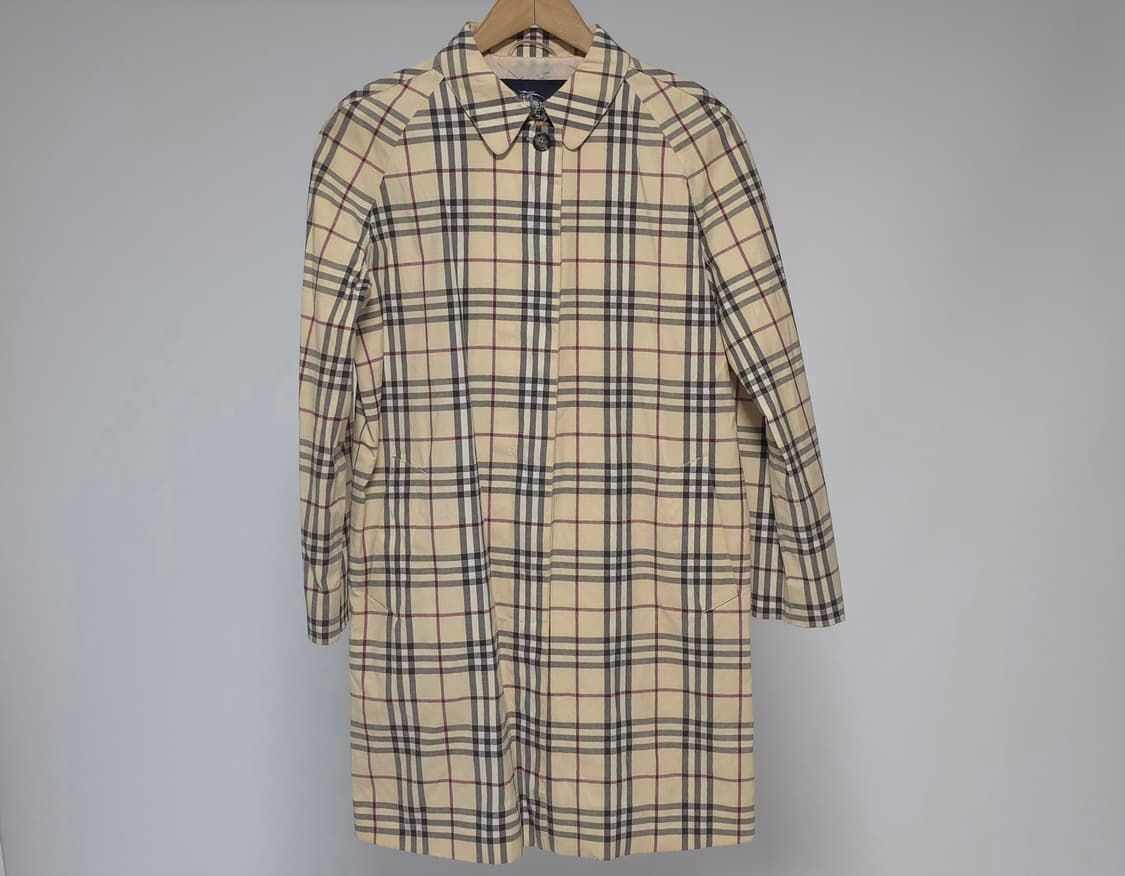 버버리 정품 런던 노바체크 코트 여성 66 77 이태리 트렌치코트 바람막 상품이미지1