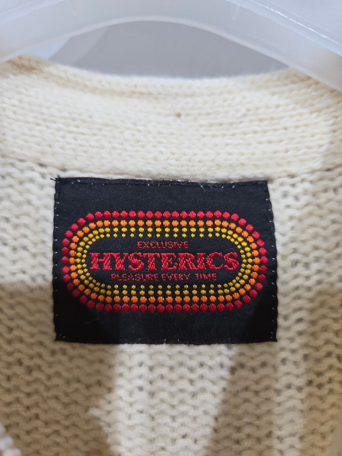 히스테릭 글래머 패치 케이블 가디건 상품이미지5