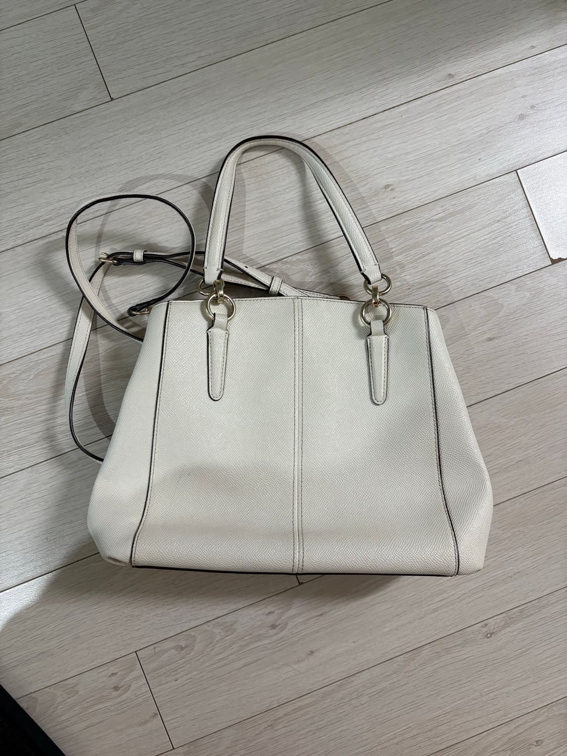 코치 아이보리 토트백 상품이미지4