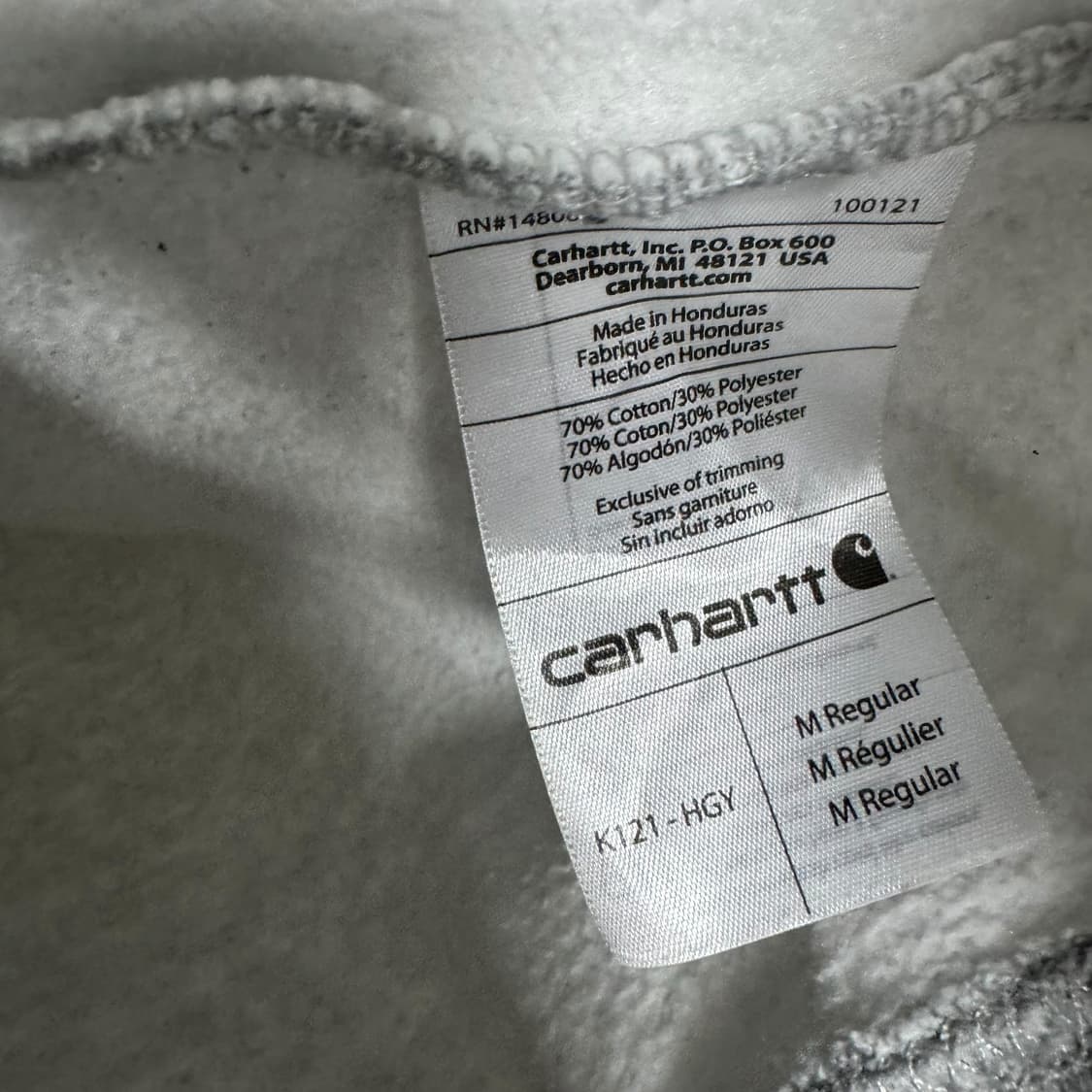 칼하트 로고 후드티 상품이미지4