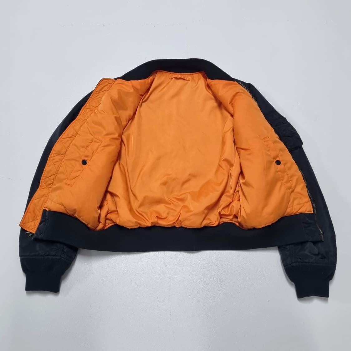 알파인더스트리 MA-1 슬림핏 블랙 - L 상품이미지8