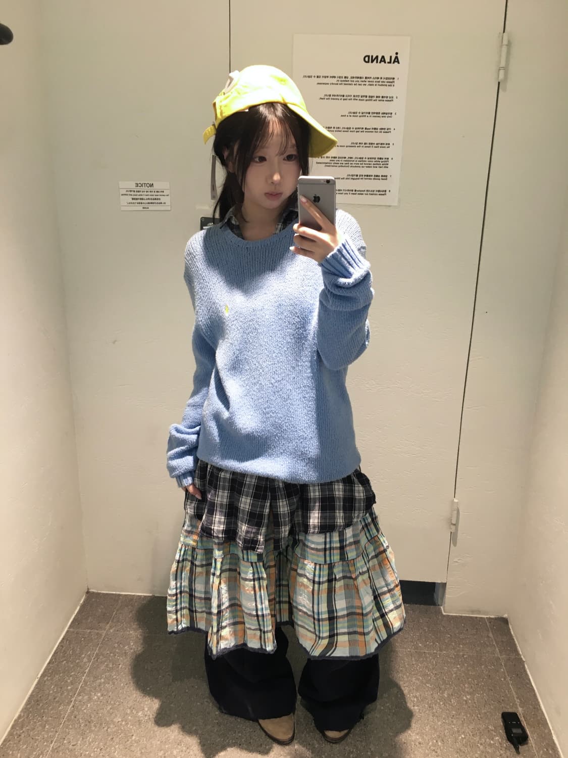 빈티지 폴로 체크 레이어드 코디세트 상품이미지1