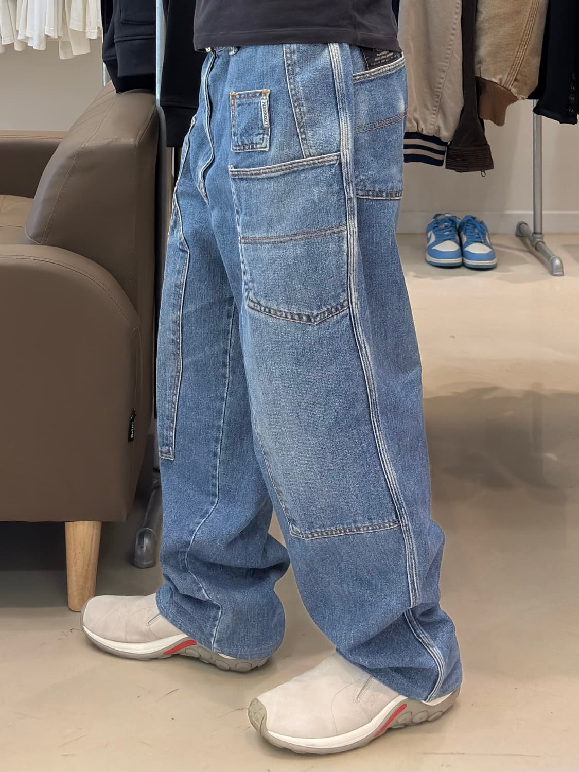 미쏘니 더블니 데님팬츠 상품이미지8