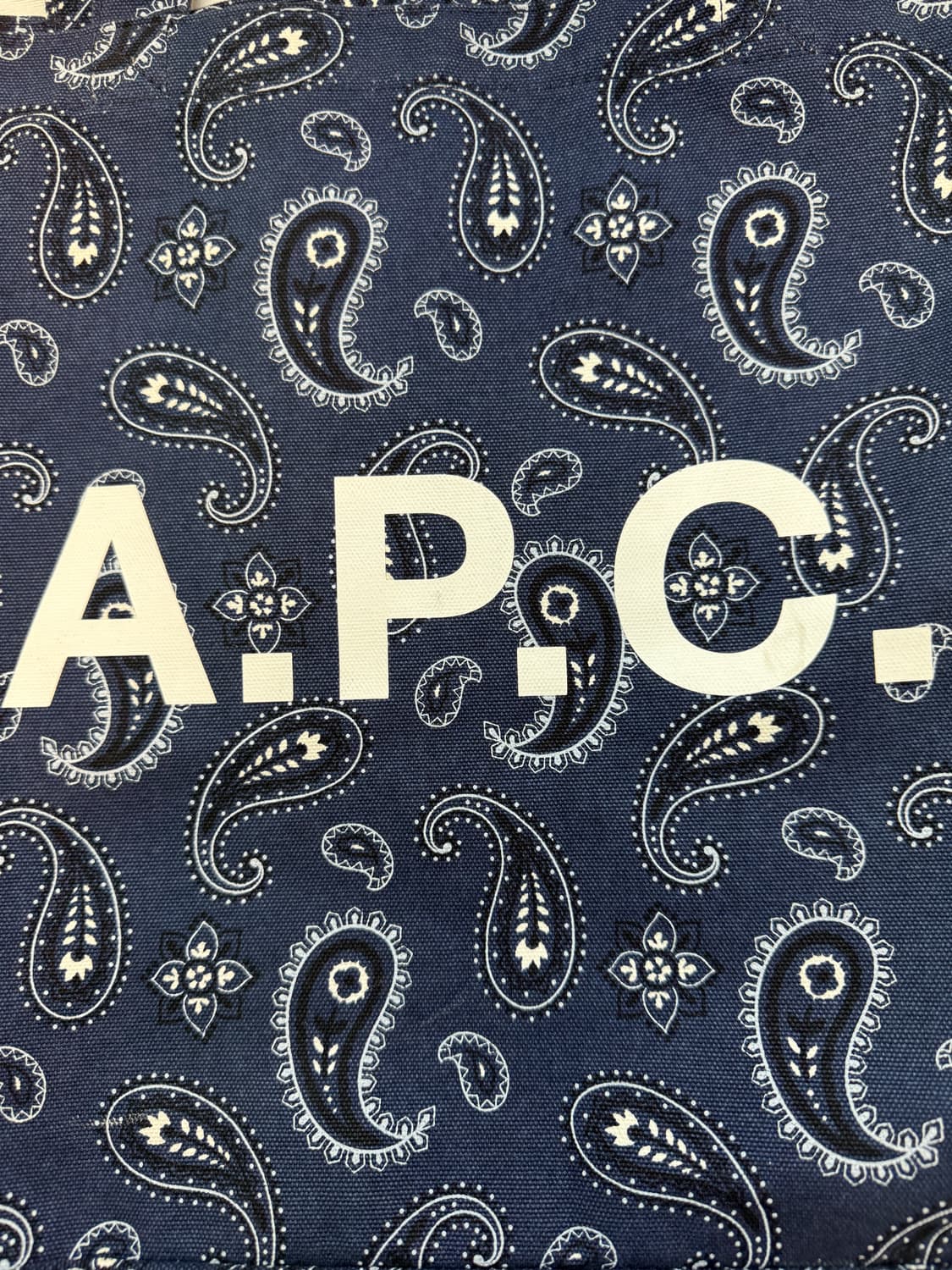 아페쎄 ( A.P.C. ) 페이즐리 캔버스 토트백 상품이미지4