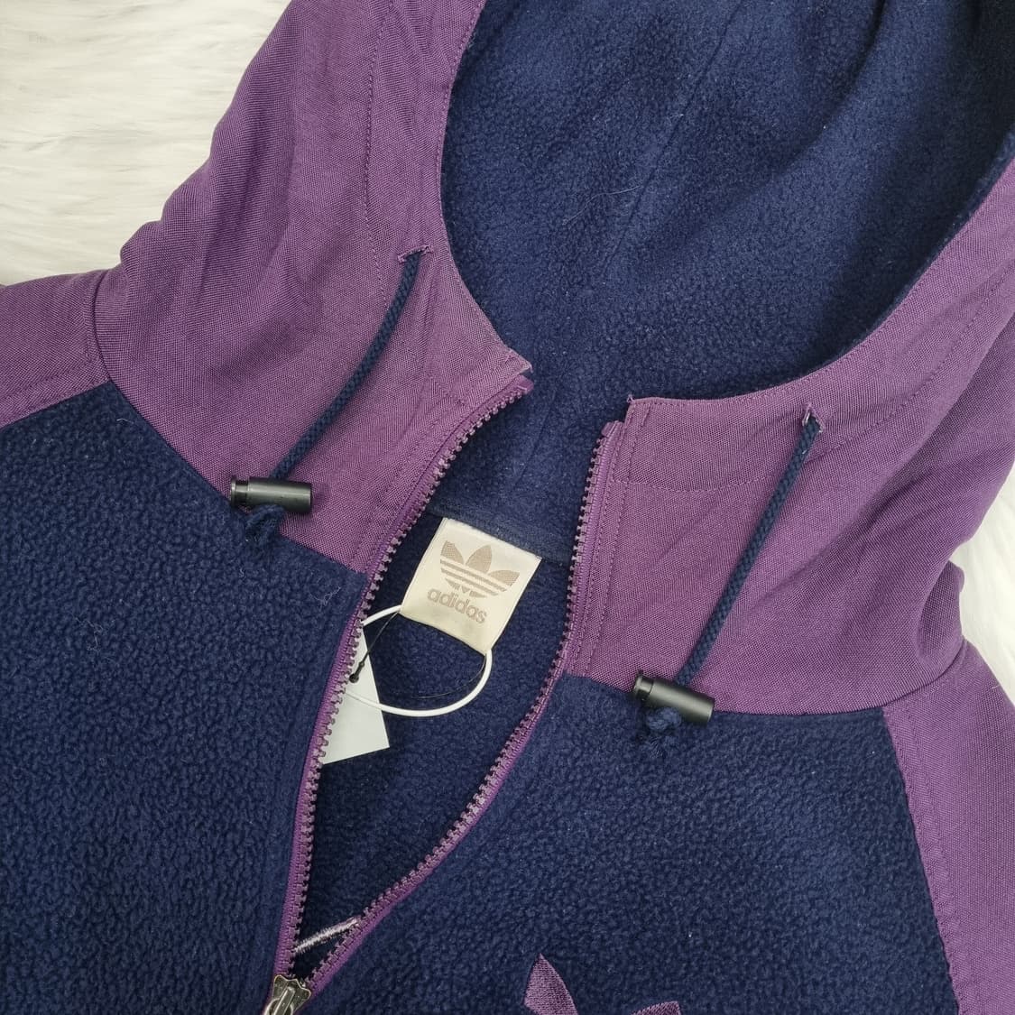 80's 아디다스 빅로고 후드 아노락 후리스 1789 상품이미지5