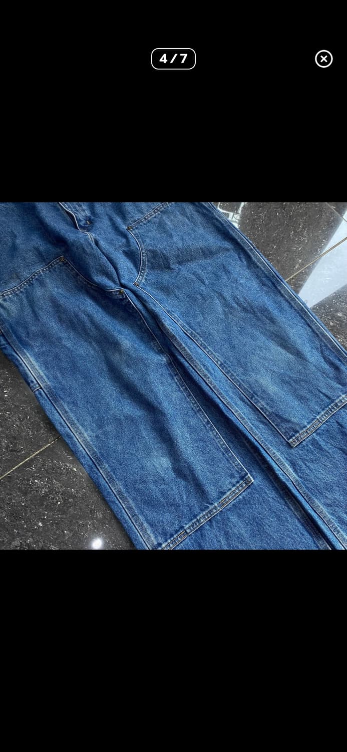 칼하트 OG 더블니 카펜터 와이드 데님 워크팬츠 상품이미지3