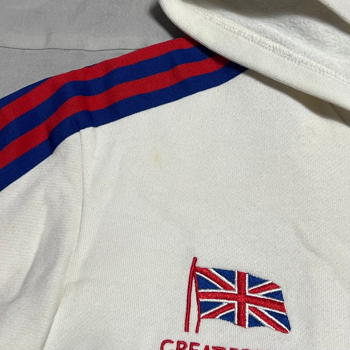 90 아디다스 영국 국가 후드 집업 상품이미지7