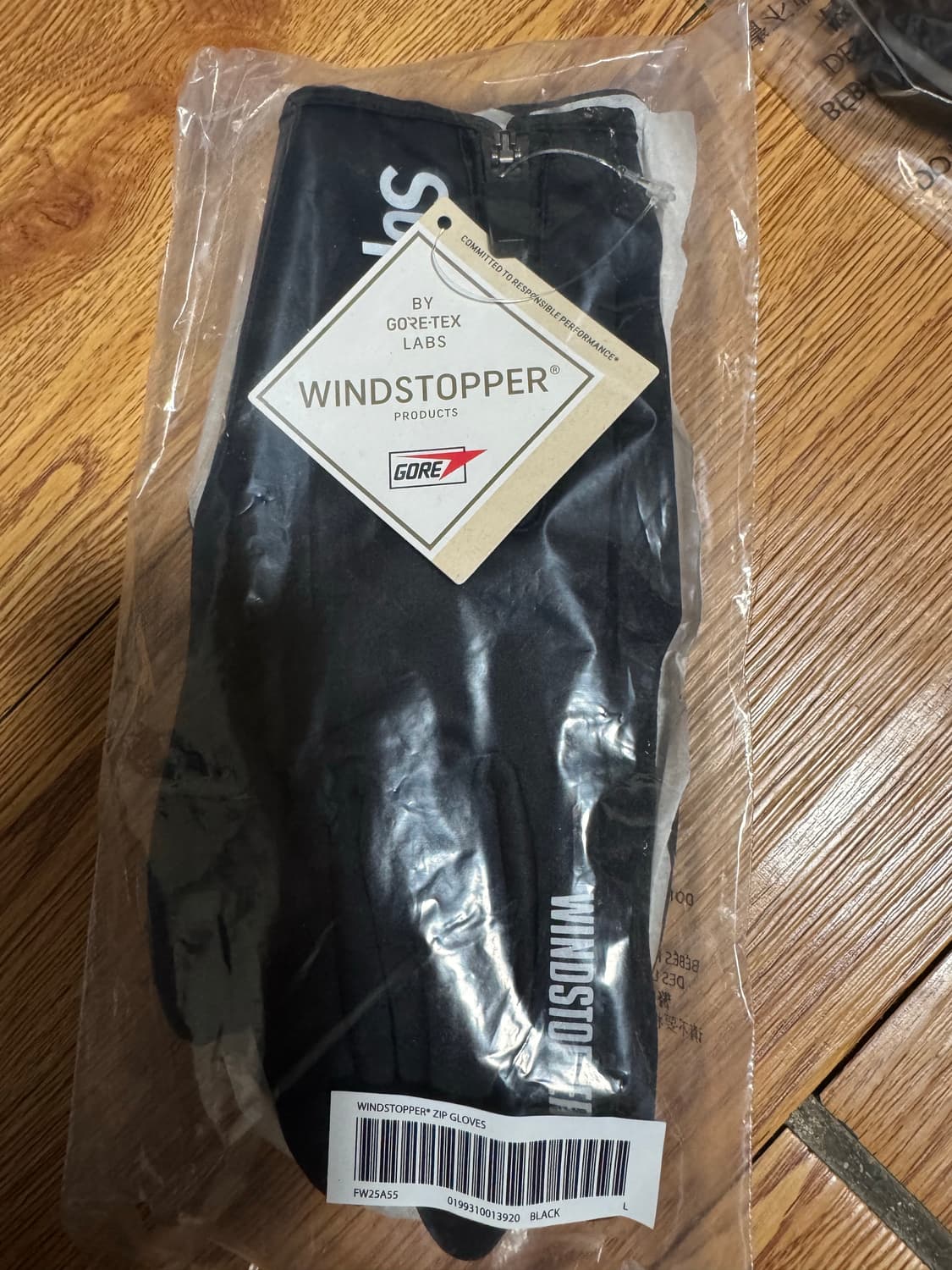 슈프림 윈드스토퍼 글러브 블랙 L 상품이미지2