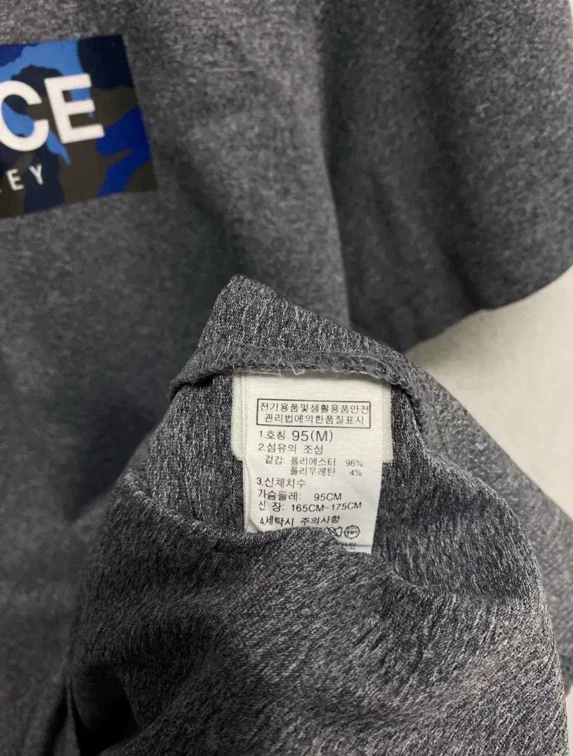 노스페이스 블루 카모플라쥬 기능성 반팔티 95 상품이미지5